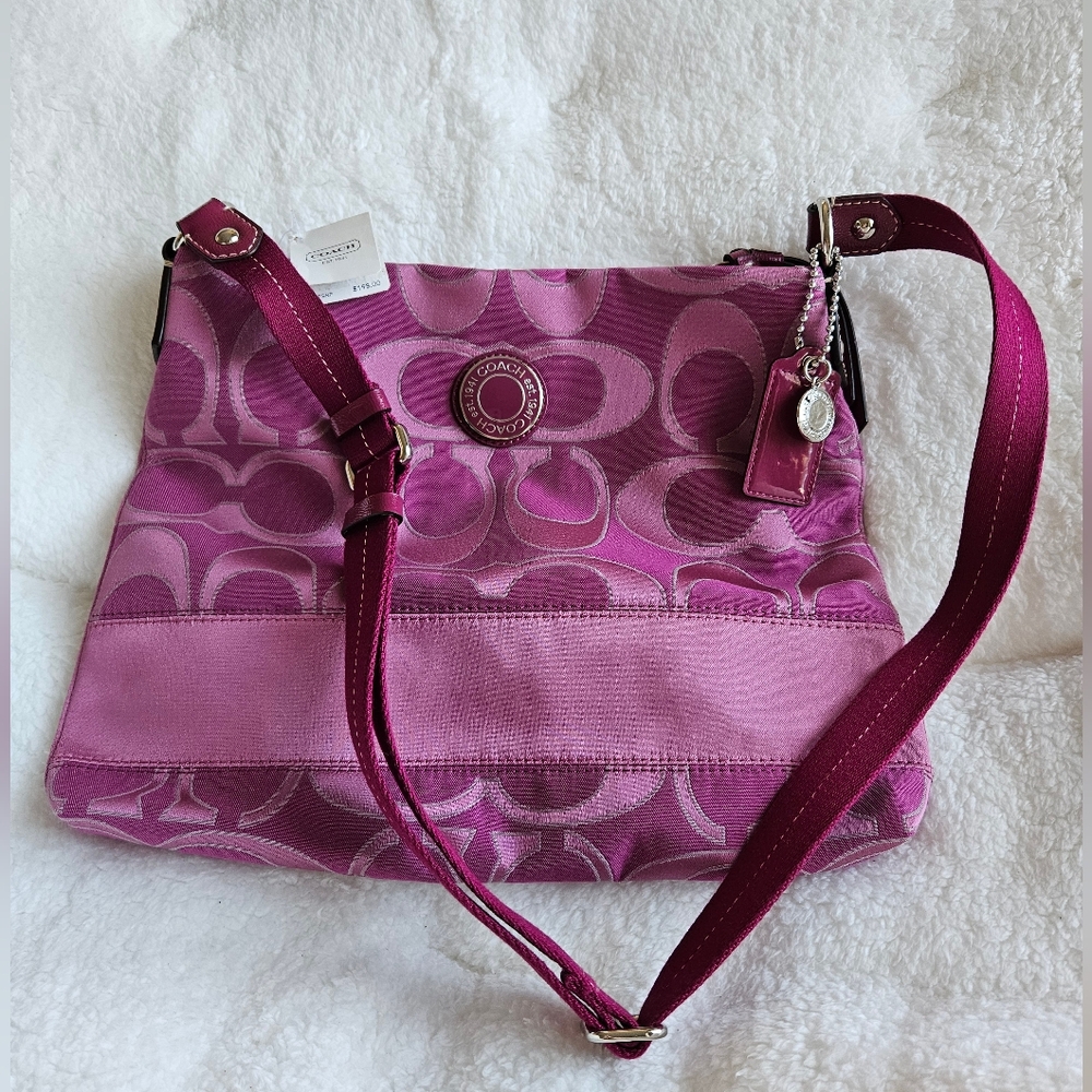 NWT Coach Purple and Pink